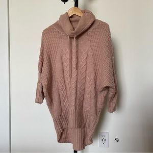 Blush Pink Sweater Dress Size M